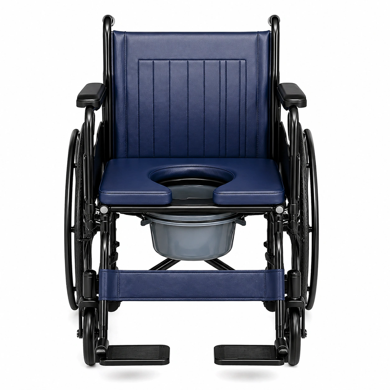 Large Wheel Commode Wheelchair