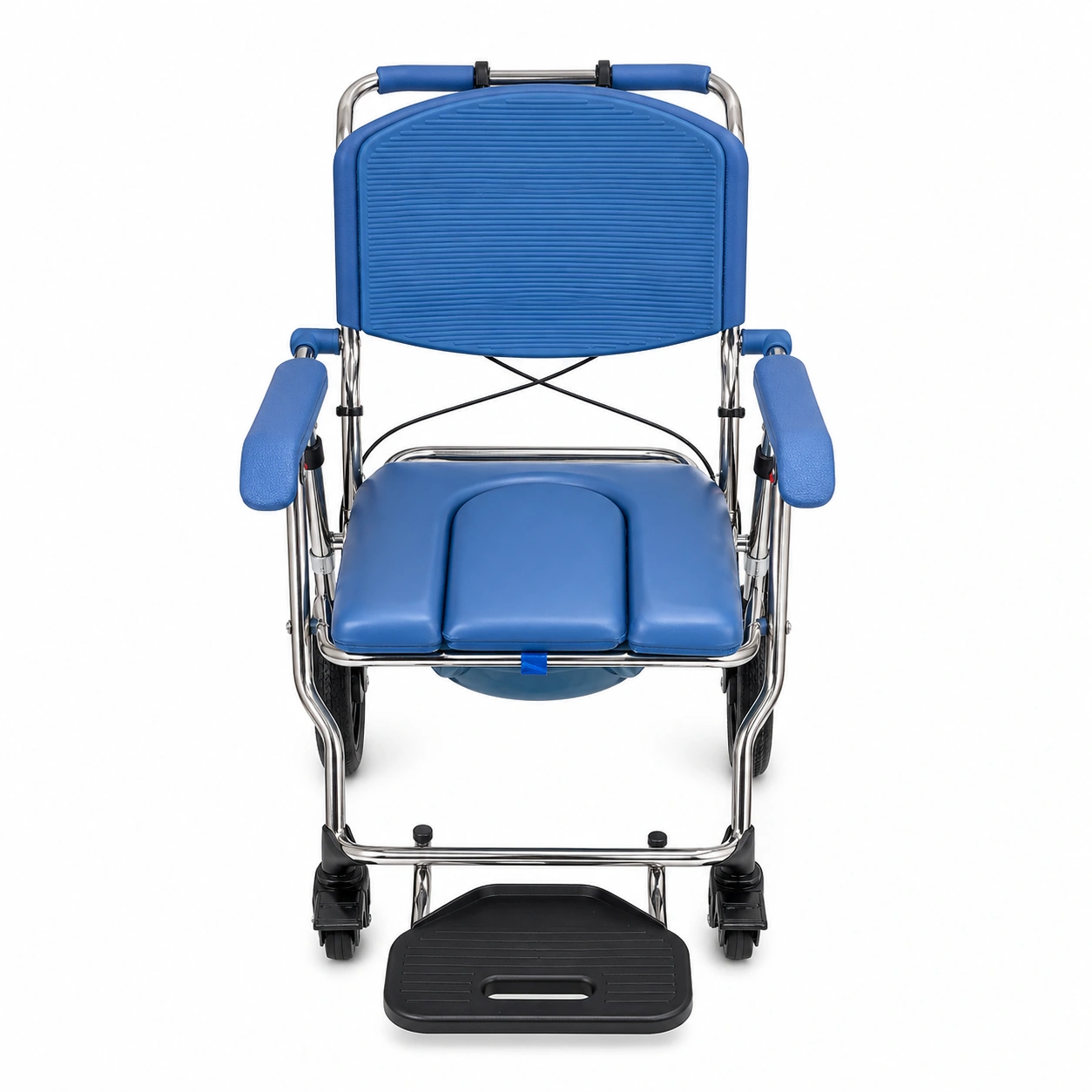 Padded Commode Wheelchair