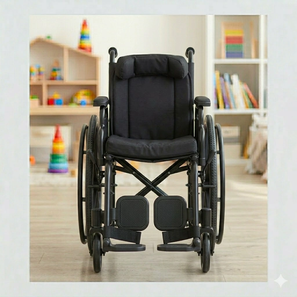 Self Propelling Children Wheelchair 20 inch Rear Wheels